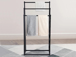 Bathroom towel rack loft metal towel rack for bathroom dryer