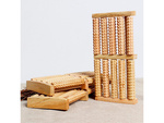 Traditional wooden foot massager roller 2x5