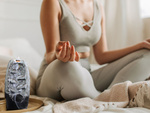 Șemineu ceramic parfumat cascadă tămâie aromaterapie + 10 fitiluri