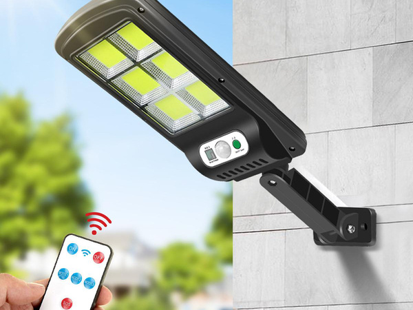 Napelemes lámpa 96 led szürkület érzékelővel