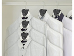 Organiser hook clothes hanger holder for wardrobe set of 12 pieces