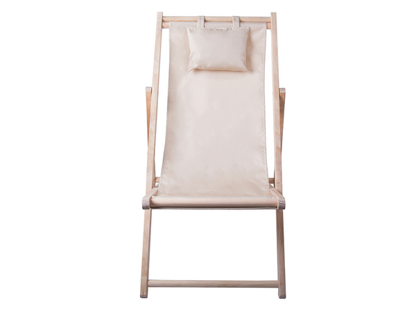 Chaise longue en bois chaise de plage chaise de jardin pliante coussin de plage