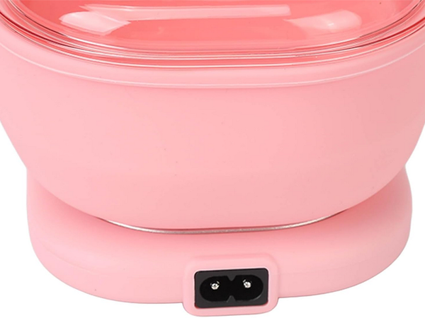 Silicone folding wax heater for body waxing