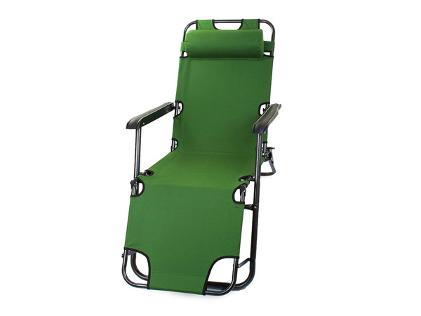 Chaise longue de jardin plage coussin pliant renforcé doux