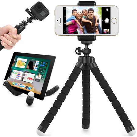 Giętki elastyczny statyw uchwyt na telefon tripod