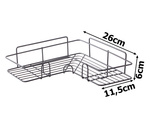 Loft ecke bad dusche regal hängen 2x haken