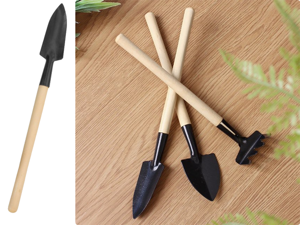Gartengeräte-set harke schaufel 3in1 mini-topfwerkzeuge