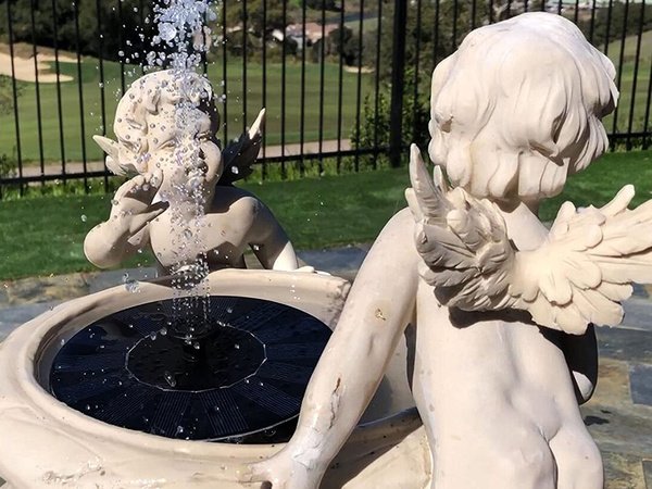 Bomba solar para fuente de jardín estanque flotante