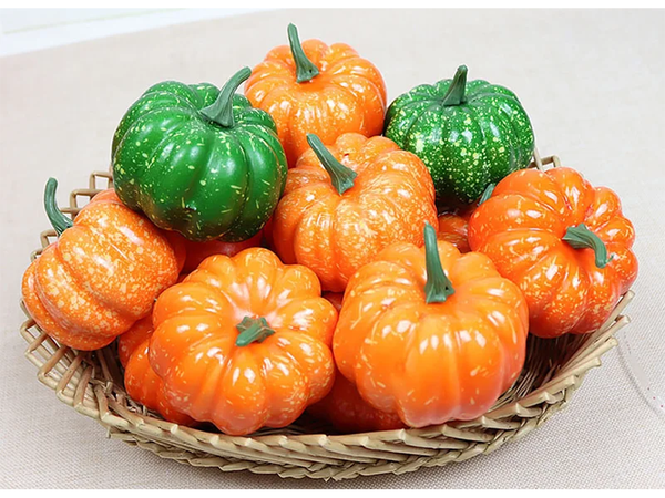 Dekoratyvinis moliūgas dirbtinis polistireno apdaila helovinas ruduo