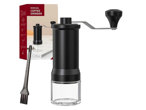 Hand grinder for grinding coffee beans nuts herbs salt strong espresso