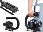 Vlogging kit grabación vídeo trípode micrófono soporte teléfono