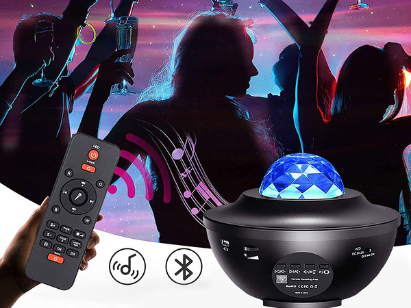 Csillag kivetítő led éjszakai fény rgb + távirányító