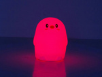 Veilleuse led enfant rgb pingouin touch
