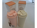 Taza automélante 350 ml termo de acero para frío y caliente llavero usb