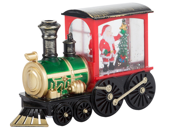 Weihnachtslaterne laterne dekoration led dekoration glasmalerei lokomotive