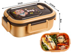 Lunchbox breakfast container lunch with compartments cutlery