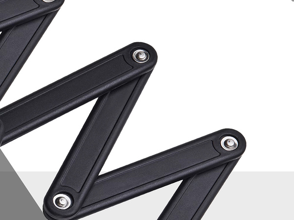 FOLDING BICYCLE LOCK KEY-OPERATED SECURITY DEVICE FOR SCOOTERS