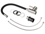 Flexible kitchen mixer tap with swivel spout 360 flexible