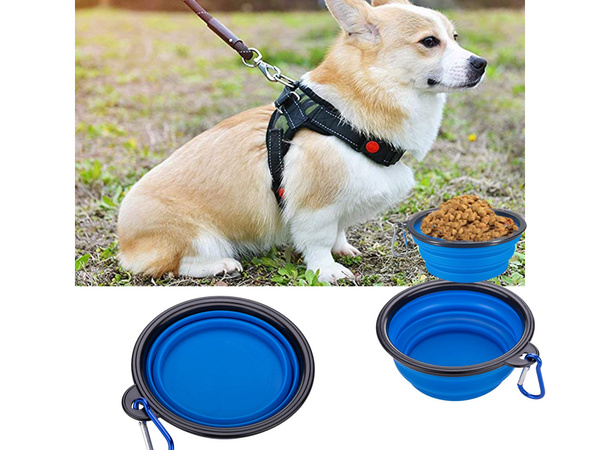 Cuenco de silicona para perros plegable touristic carabinieri 400ml