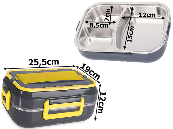 Boîte à lunch électrique conteneur chauffant pour les déjeuners de travail en camion