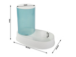 Dog food dispenser cat food bowl automatic dry food dispenser