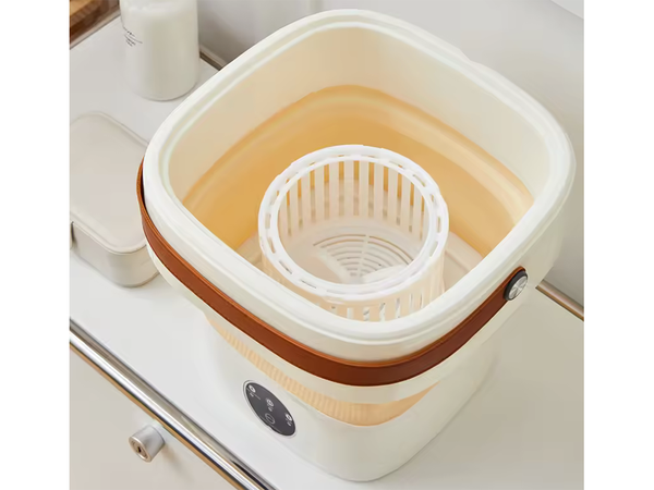 Mini portable washing machine small folding travel washing machine for clothes and linen 11l