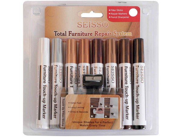 Large furniture repair kit markers waxes