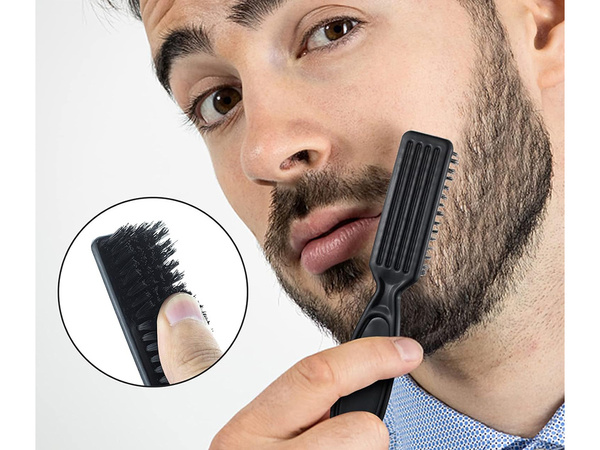 Brosse d'épaississement de la barbe marqueur de barbe stylo de remplissage de barbe kit