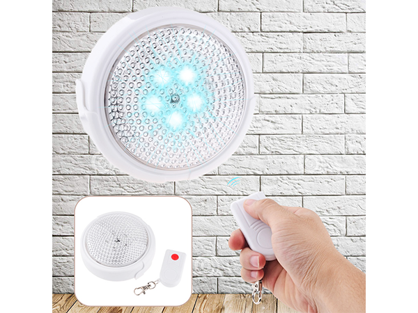 Touch lamp 5 led with remote control lamp batteries