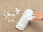 Brush roller roller for cleaning off dog hair