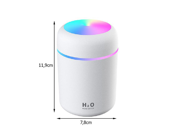 Mini luftbefeuchter luftverteiler aromatherapie nebel usb rgb