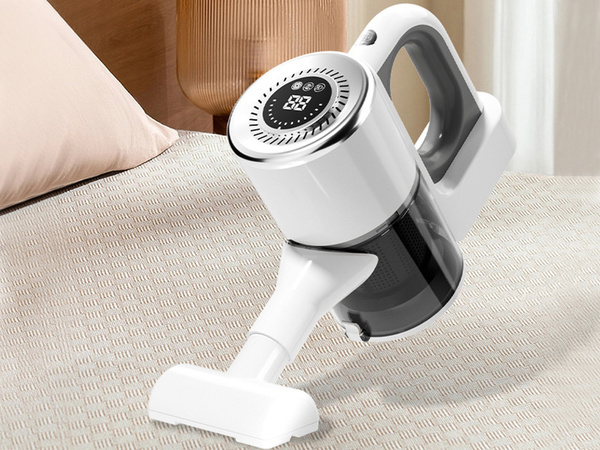 Aspirateur vertical sans fil sans sac à main 2 en 1 100 w 4 embouts hepa
