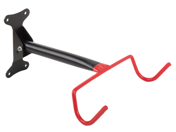 Bicycle rack wall bracket 2 hooks