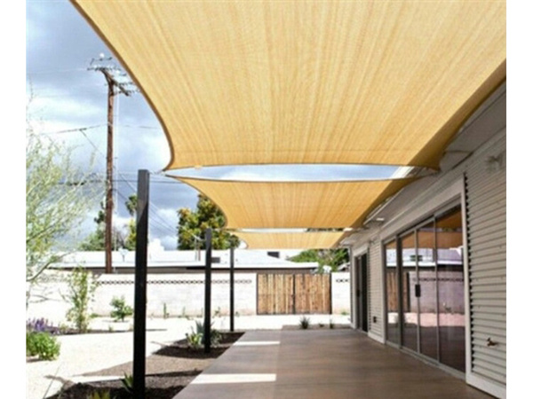 Toldo parasol rectangular jardín vela impermeable 4x3m