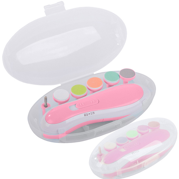 Elektrischer nagelknipser für babys kinder erwachsene etui