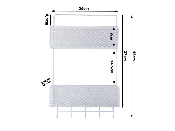 Organizador metálico estante colgante cocina estante baño colgador