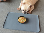 Tapis en silicone imperméable et antidérapant pour écuelles de chiens et chats