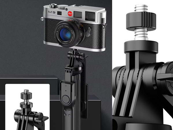 Selfie-stick ständer für mobiltelefon stativ bluetooth-fernbedienung 178 cm