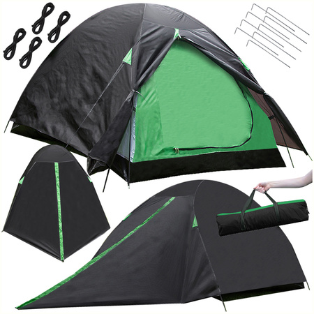 Túrasátor 2 személyes vízálló szúnyoghálóval ellátott kemping hálószoba