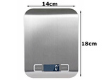 Precious electronic kitchen weights 5kg/1g home applied lcd display steel