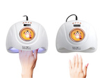 Uv led lámpara de uñas para geles híbridos 268w 57 diodo potente dual led