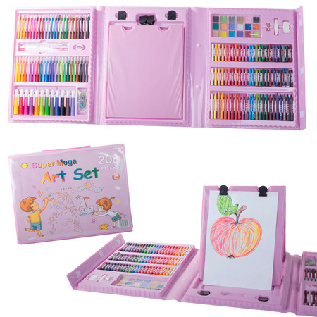 Artistic painting set in case 208 pcs