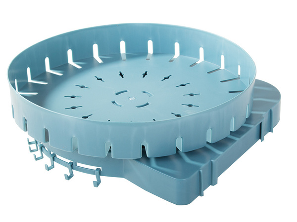 Kúpeľňový otočný regál kuchynský organizér