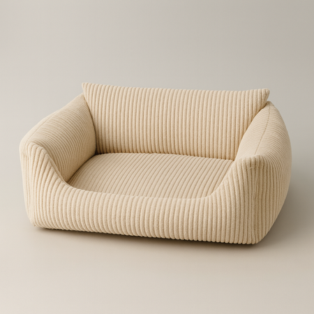 HAUSTIERBETT CORD BEIGE L (10)