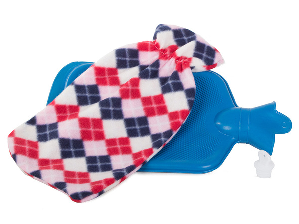 Thermo-warmer in a cover rubber abdomen warmer with soft insert