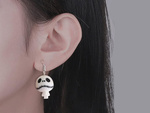 Halloween earrings halloween party ghost ghost pumpkin candy eye