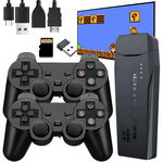 Tv game console video games gun 2 pads for tv av retro