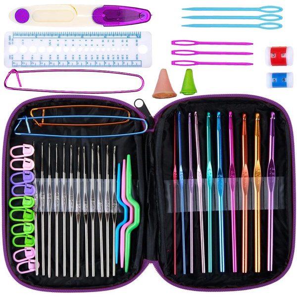 Croșetat kit croșetat caz 0.5-6.5 50el