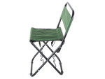 Chaise de pêche dossier pliant avec poignée
