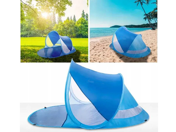 Namiot plażowy duży parawan turystyczny na plażę samorozkładający ochrona